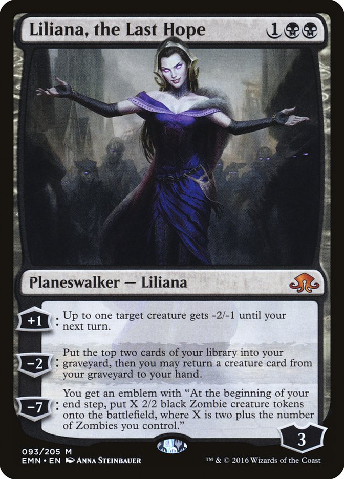 Liliana, the Last Hope [Eldritch Moon] | Yard's Games Ltd