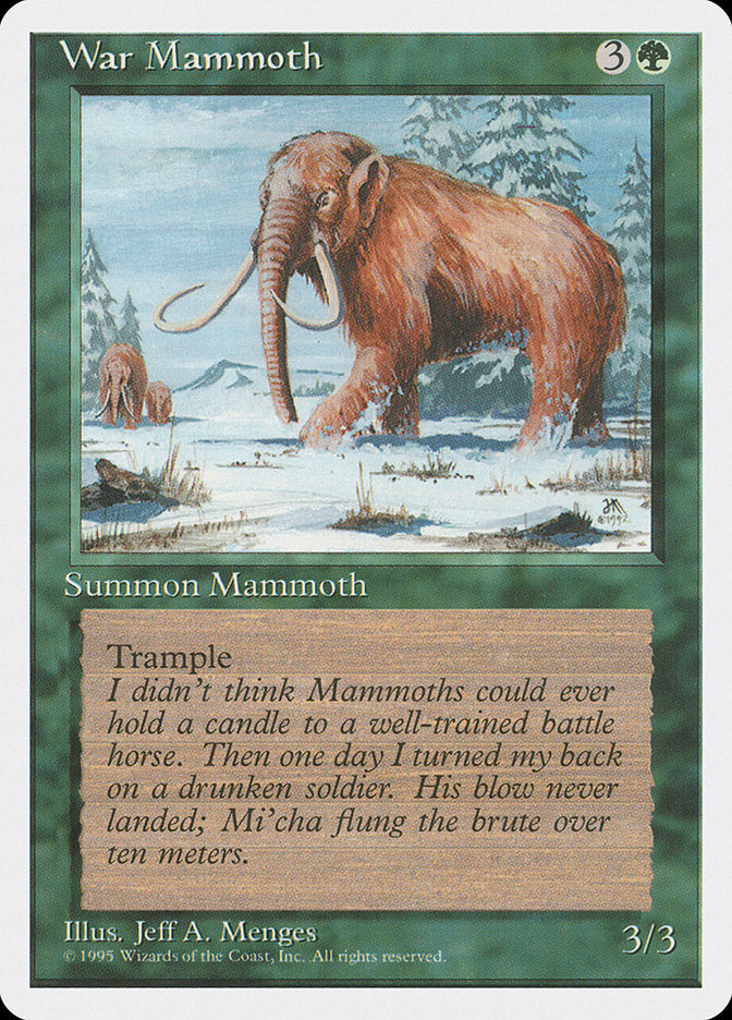 War Mammoth [Fourth Edition] | Yard's Games Ltd