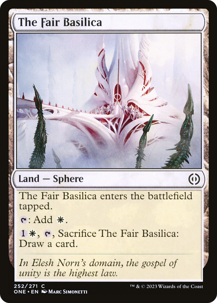 The Fair Basilica [Phyrexia: All Will Be One] | Yard's Games Ltd