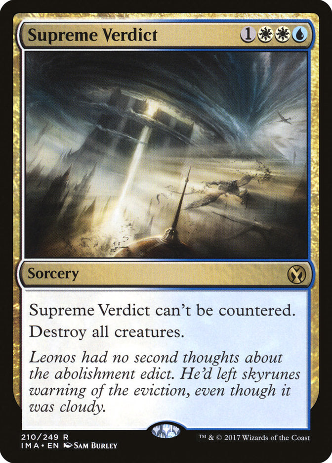 Supreme Verdict [Iconic Masters] | Yard's Games Ltd