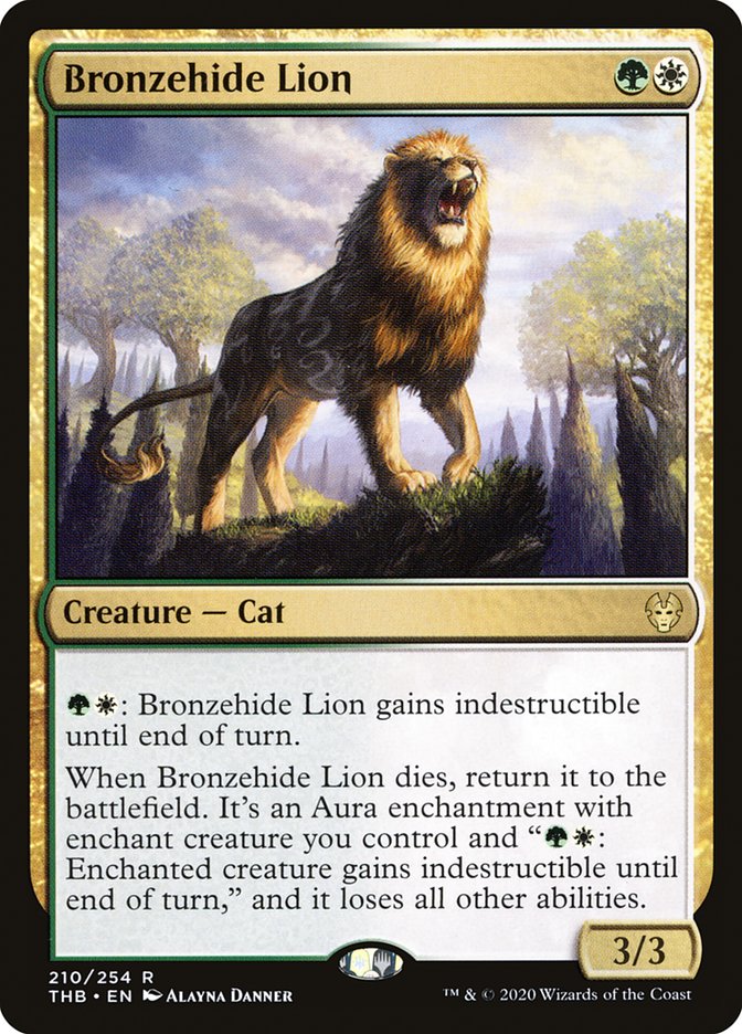 Bronzehide Lion [Theros Beyond Death] | Yard's Games Ltd
