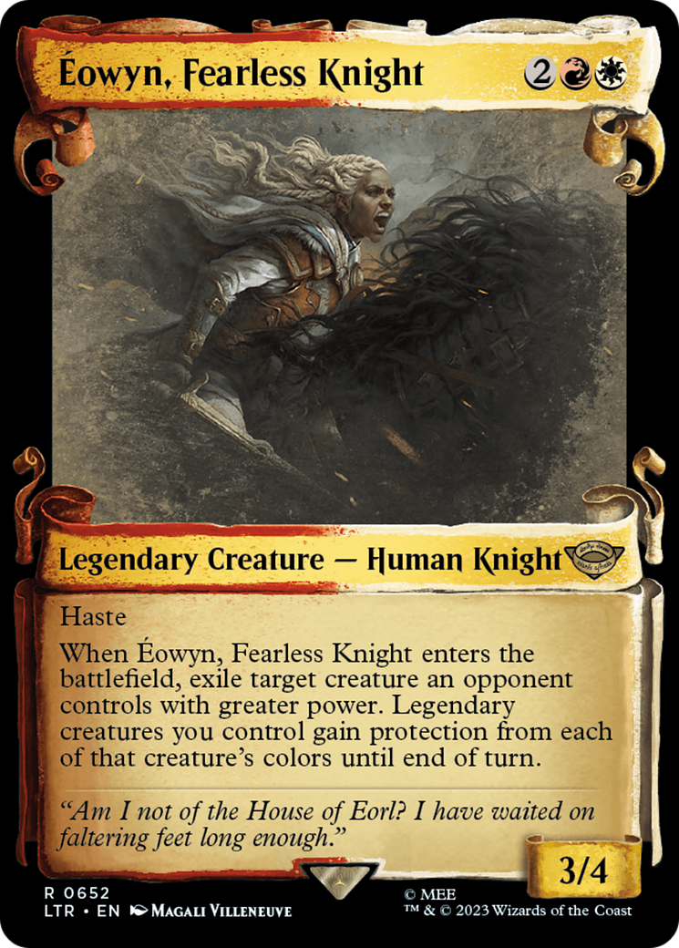 Eowyn, Fearless Knight [The Lord of the Rings: Tales of Middle-Earth Showcase Scrolls] | Yard's Games Ltd