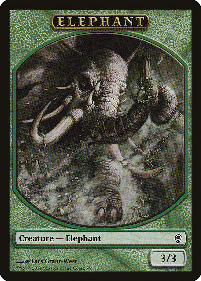 Elephant Token [Conspiracy Tokens] | Yard's Games Ltd
