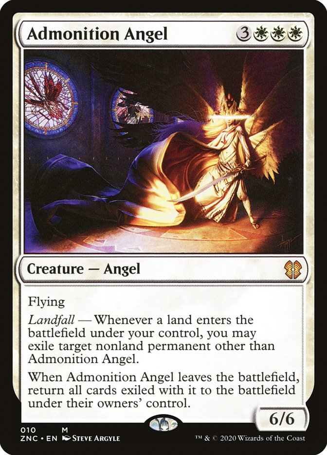 Admonition Angel [Zendikar Rising Commander] | Yard's Games Ltd
