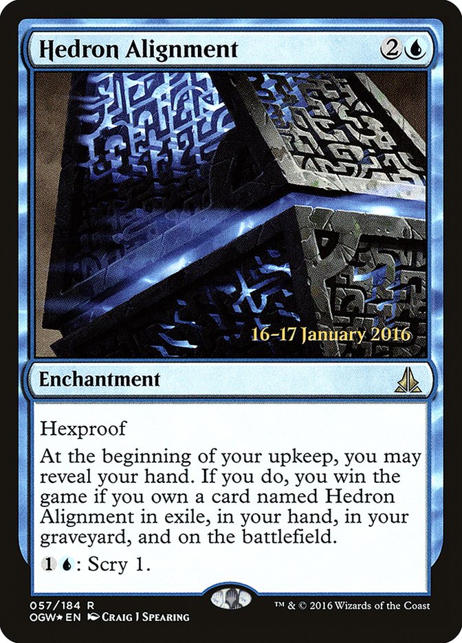Hedron Alignment [Oath of the Gatewatch Prerelease Promos] | Yard's Games Ltd