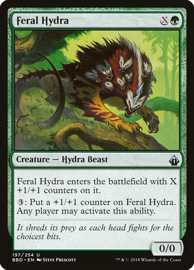 Feral Hydra [Battlebond] | Yard's Games Ltd