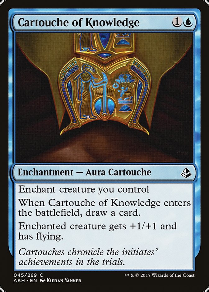 Cartouche of Knowledge [Amonkhet] | Yard's Games Ltd