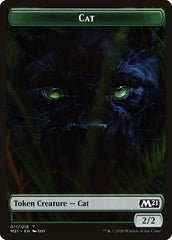 Beast // Cat (011) Double-Sided Token [Core Set 2021 Tokens] | Yard's Games Ltd