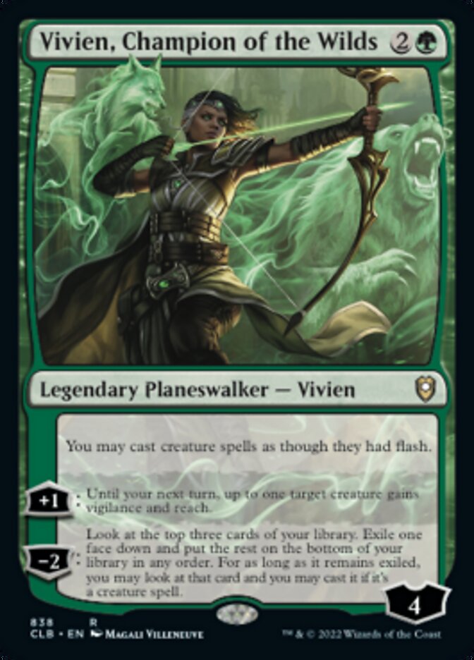Vivien, Champion of the Wilds [Commander Legends: Battle for Baldur's Gate] | Yard's Games Ltd