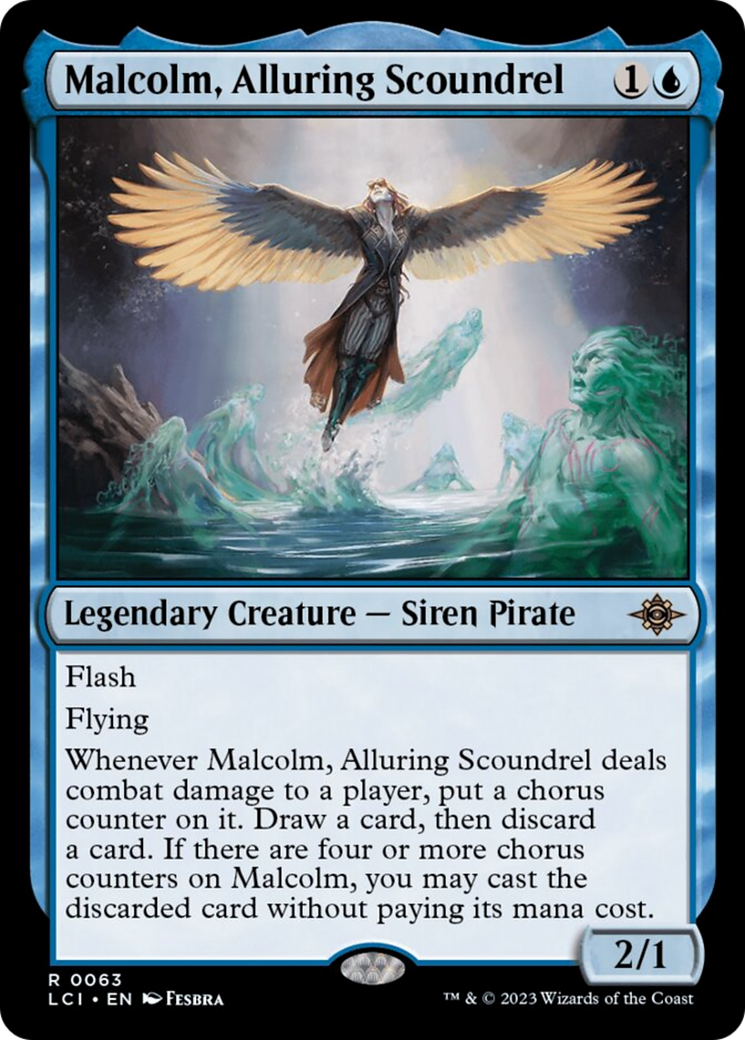 Malcolm, Alluring Scoundrel [The Lost Caverns of Ixalan] | Yard's Games Ltd