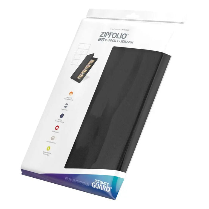 Ultimate Guard - Zipfolio 320 - 16-Pocket - XenoSkin - Black