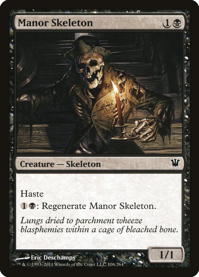 Manor Skeleton [Innistrad] | Yard's Games Ltd