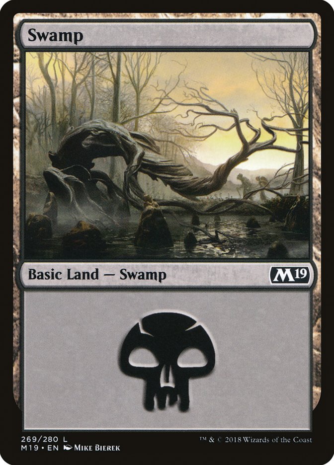 Swamp (269) [Core Set 2019] | Yard's Games Ltd