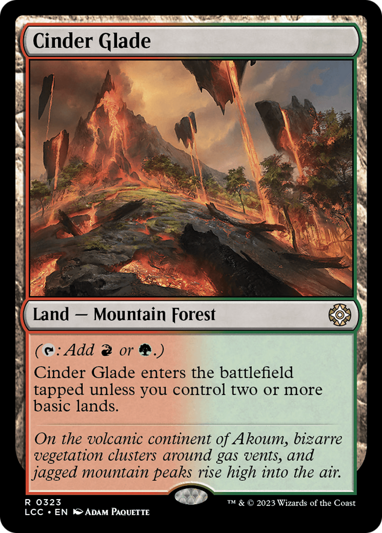 Cinder Glade [The Lost Caverns of Ixalan Commander] | Yard's Games Ltd