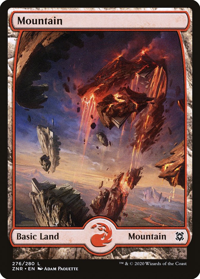 Mountain (276) [Zendikar Rising] | Yard's Games Ltd