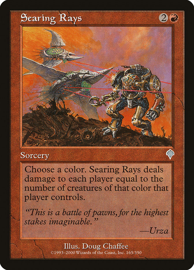 Searing Rays [Invasion] | Yard's Games Ltd