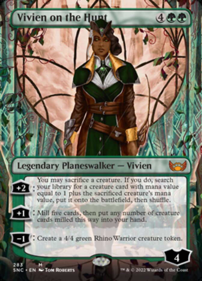 Vivien on the Hunt (Borderless) [Streets of New Capenna] | Yard's Games Ltd