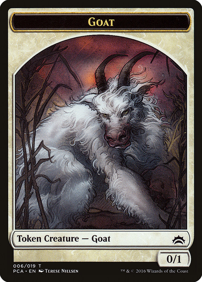 Goat // Insect Double-Sided Token [Planechase Anthology Tokens] | Yard's Games Ltd
