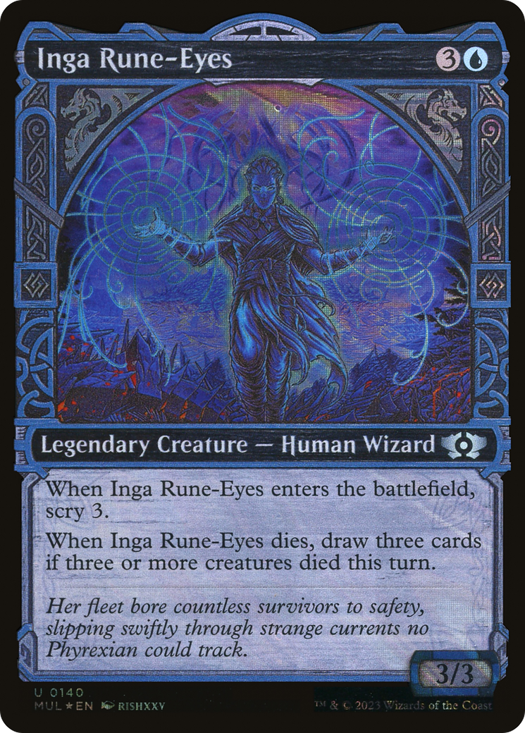 Inga Rune-Eyes (Halo Foil) [Multiverse Legends] | Yard's Games Ltd