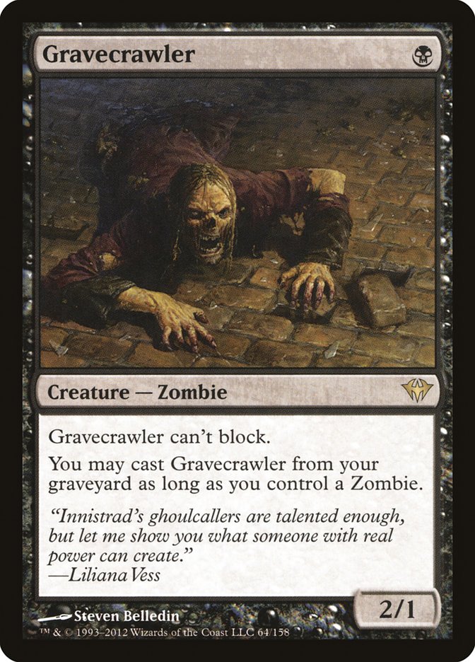 Gravecrawler [Dark Ascension] | Yard's Games Ltd