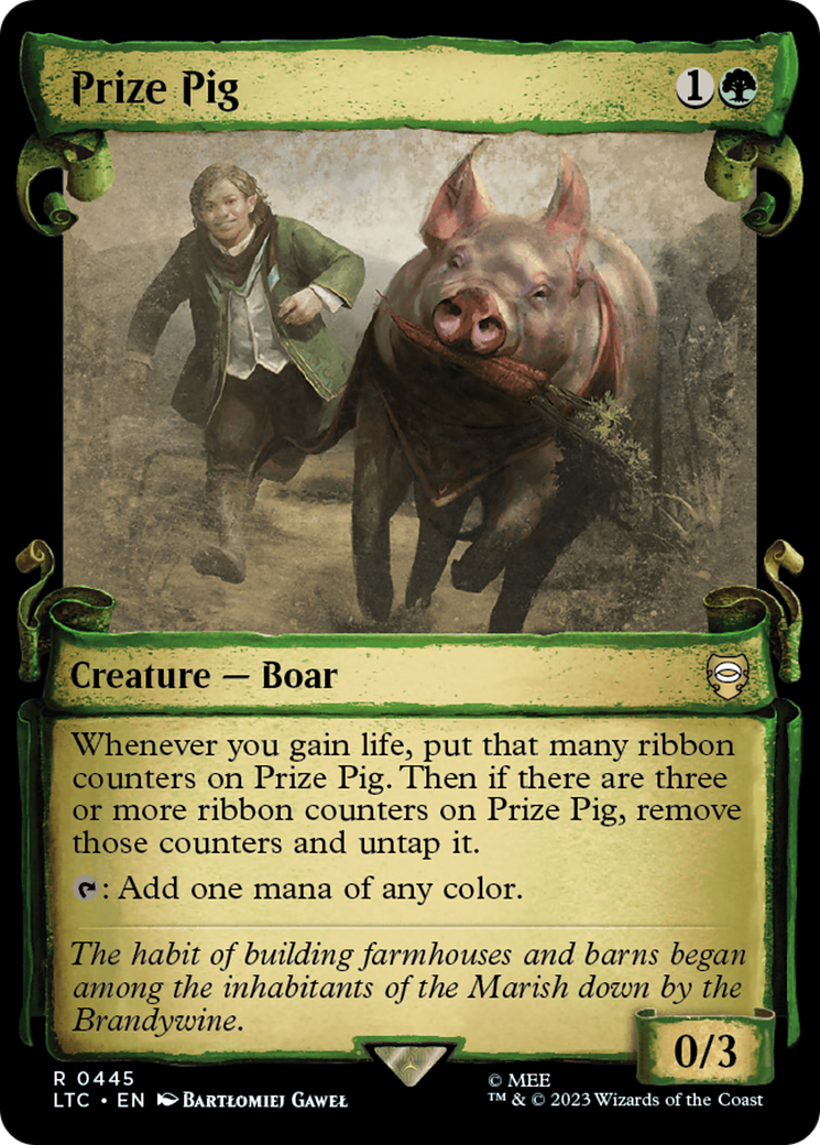 Prize Pig [The Lord of the Rings: Tales of Middle-Earth Commander Showcase Scrolls] | Yard's Games Ltd