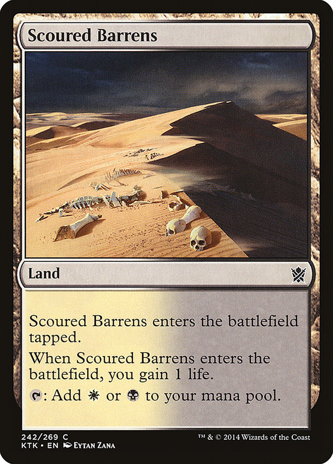 Scoured Barrens [Khans of Tarkir] | Yard's Games Ltd