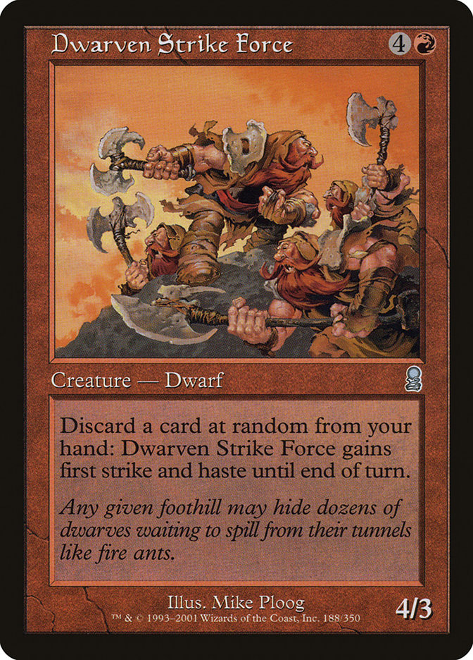Dwarven Strike Force [Odyssey] | Yard's Games Ltd