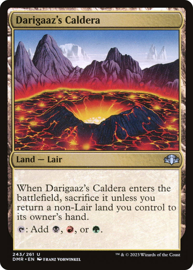 Darigaaz's Caldera [Dominaria Remastered] | Yard's Games Ltd
