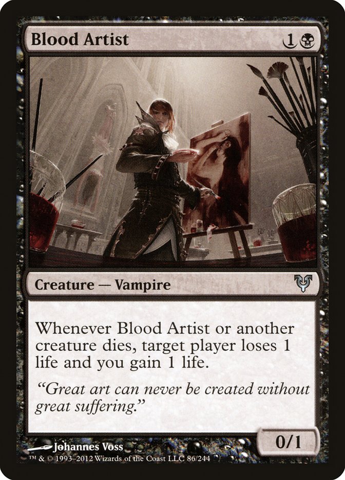 Blood Artist [Avacyn Restored] | Yard's Games Ltd