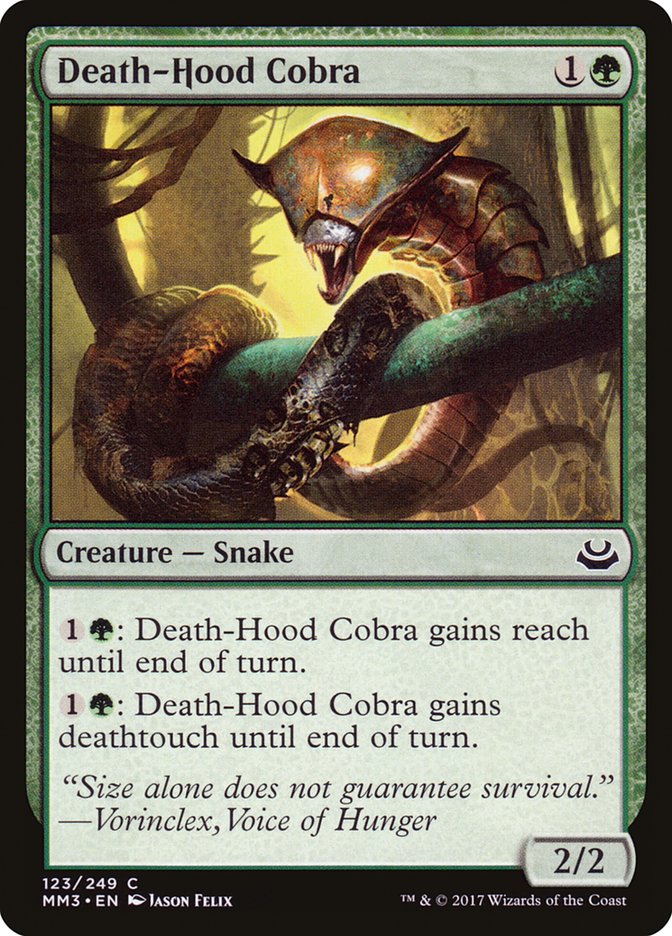 Death-Hood Cobra [Modern Masters 2017] | Yard's Games Ltd