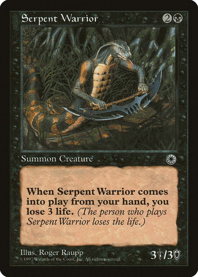 Serpent Warrior [Portal] | Yard's Games Ltd