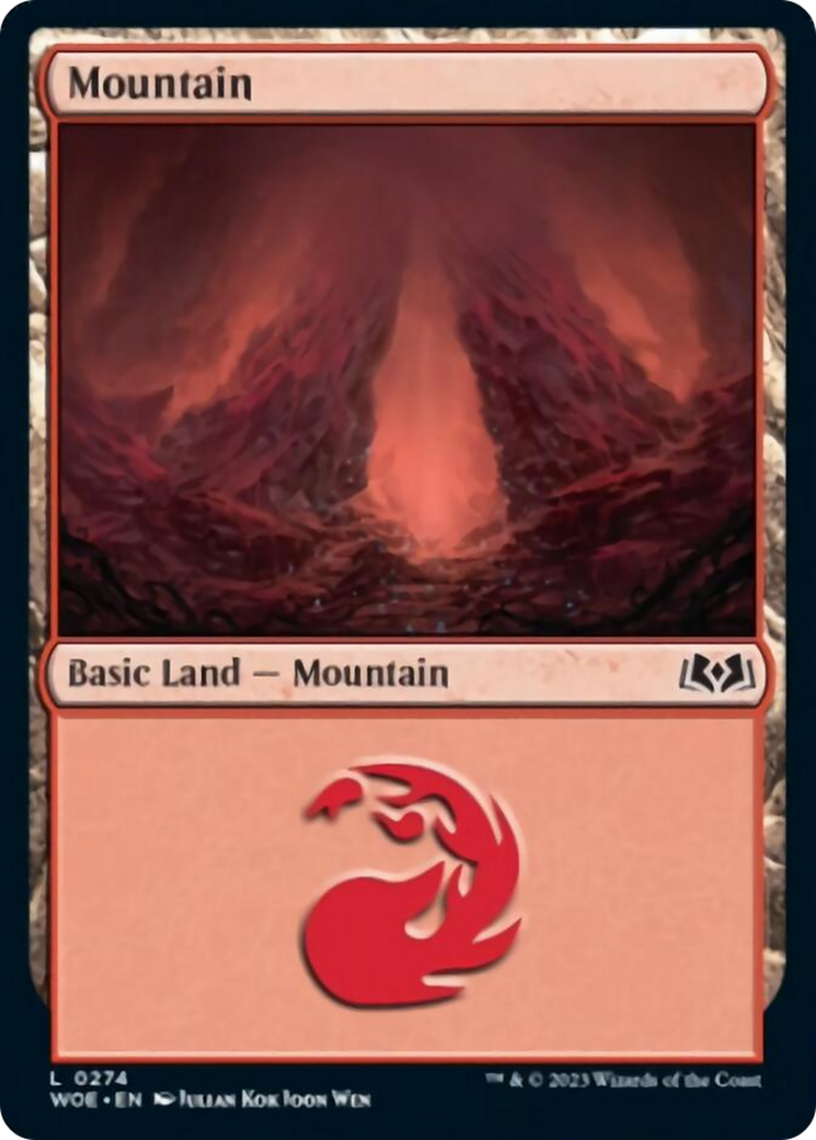 Mountain (0274) [Wilds of Eldraine] | Yard's Games Ltd