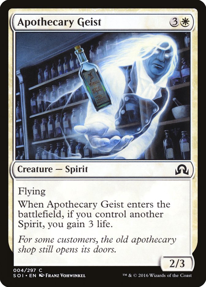 Apothecary Geist [Shadows over Innistrad] | Yard's Games Ltd