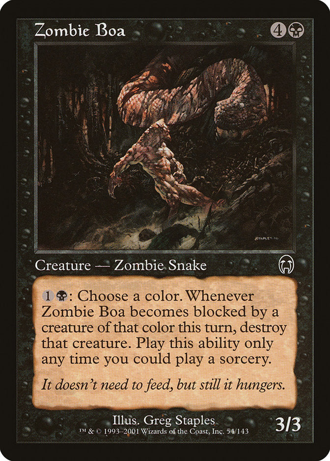 Zombie Boa [Apocalypse] | Yard's Games Ltd