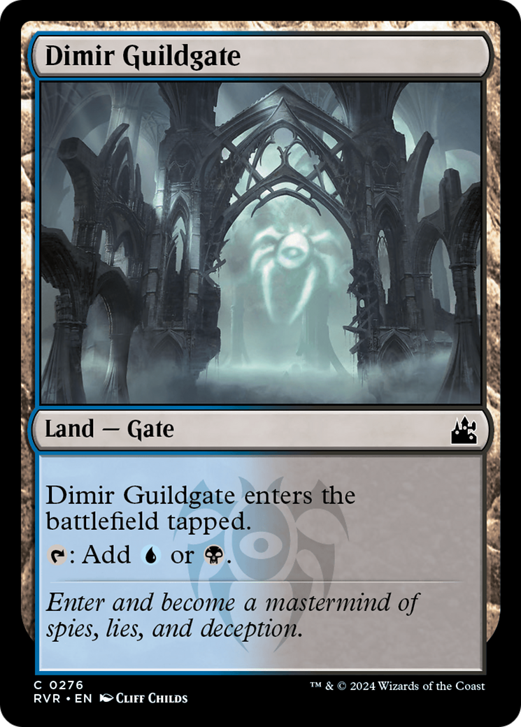 Dimir Guildgate [Ravnica Remastered] | Yard's Games Ltd