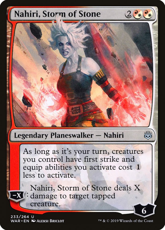 Nahiri, Storm of Stone [War of the Spark] | Yard's Games Ltd