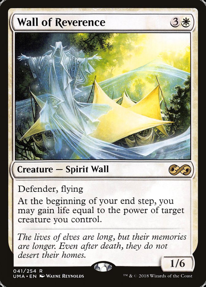 Wall of Reverence [Ultimate Masters] | Yard's Games Ltd