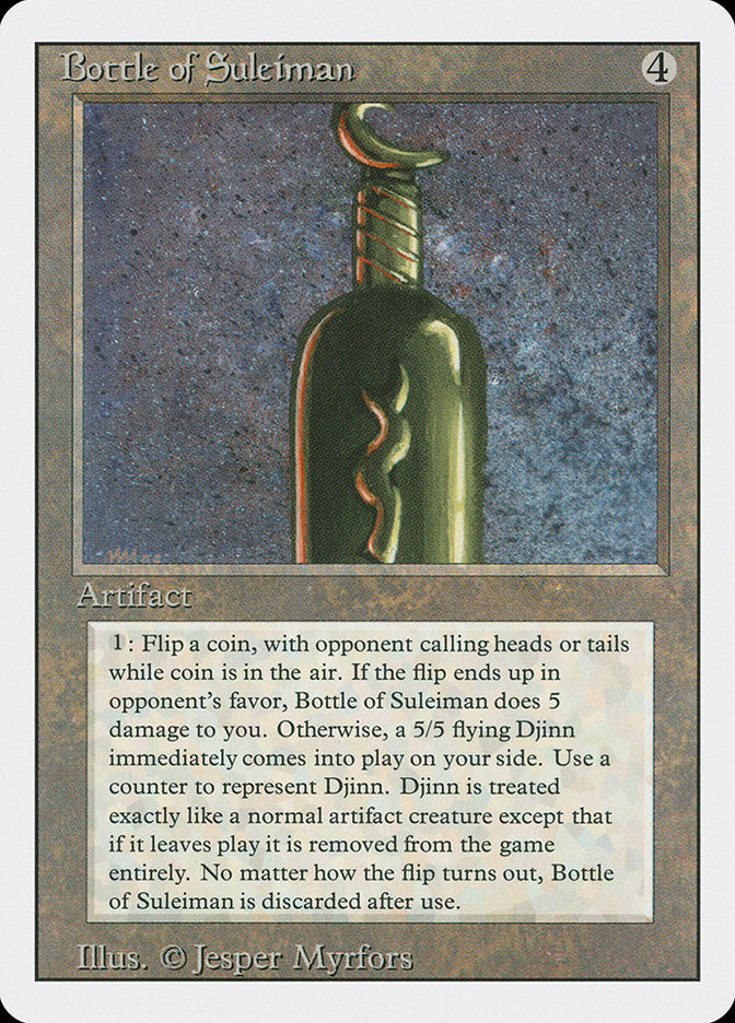Bottle of Suleiman [Revised Edition] | Yard's Games Ltd