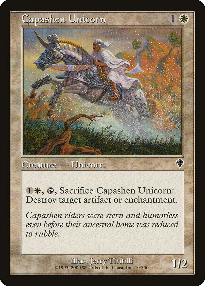 Capashen Unicorn [Invasion] | Yard's Games Ltd