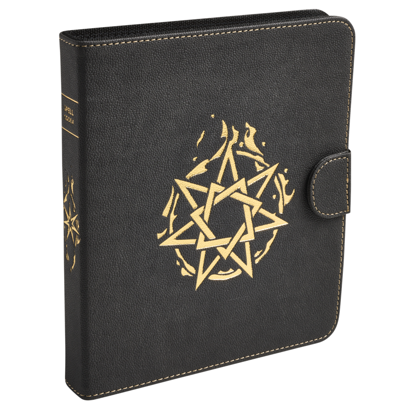 Dragon Shield: Spell Codex - Black (160 Slots) | Yard's Games Ltd