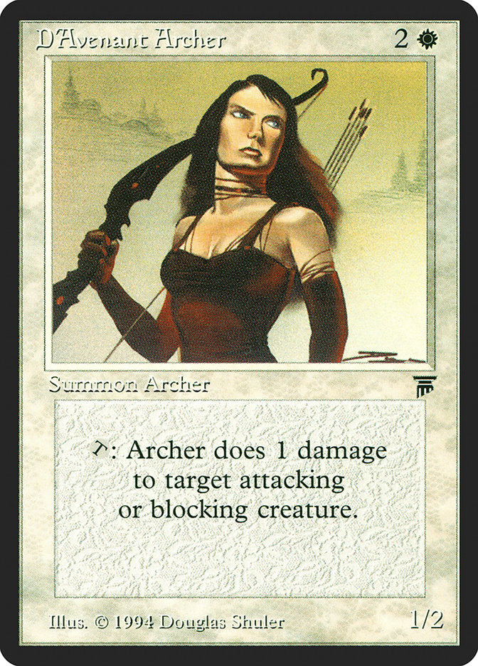 D'Avenant Archer [Legends] | Yard's Games Ltd