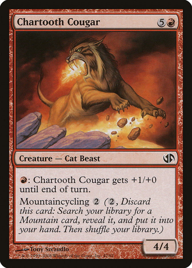 Chartooth Cougar [Duel Decks: Jace vs. Chandra] | Yard's Games Ltd