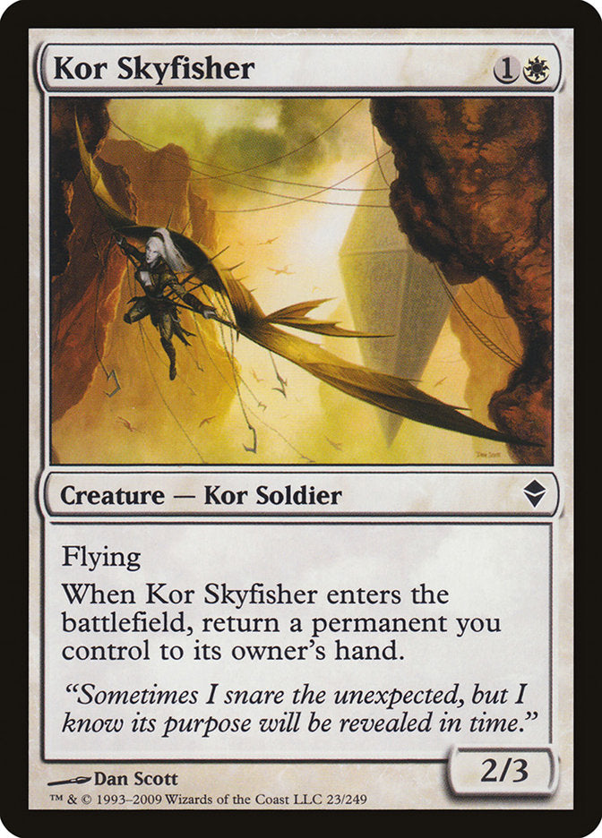 Kor Skyfisher [Zendikar] | Yard's Games Ltd