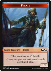 Cat (011) // Pirate Double-Sided Token [Core Set 2021 Tokens] | Yard's Games Ltd
