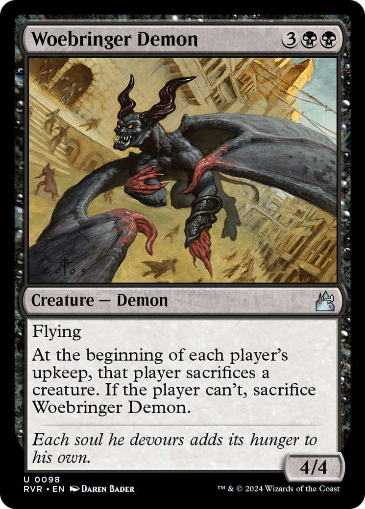 Woebringer Demon [Ravnica Remastered] | Yard's Games Ltd