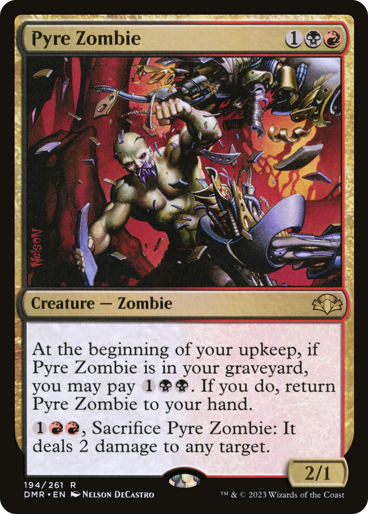Pyre Zombie [Dominaria Remastered] | Yard's Games Ltd