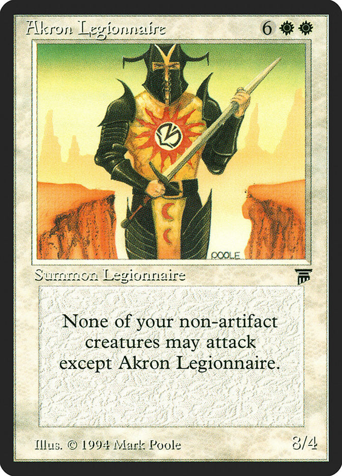 Akron Legionnaire [Legends] | Yard's Games Ltd