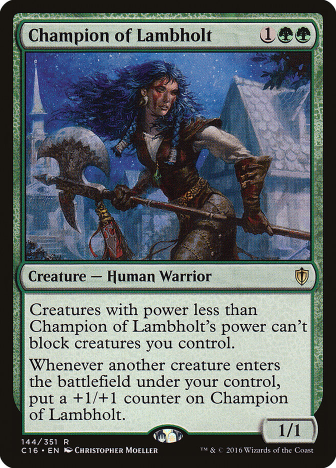 Champion of Lambholt [Commander 2016] | Yard's Games Ltd