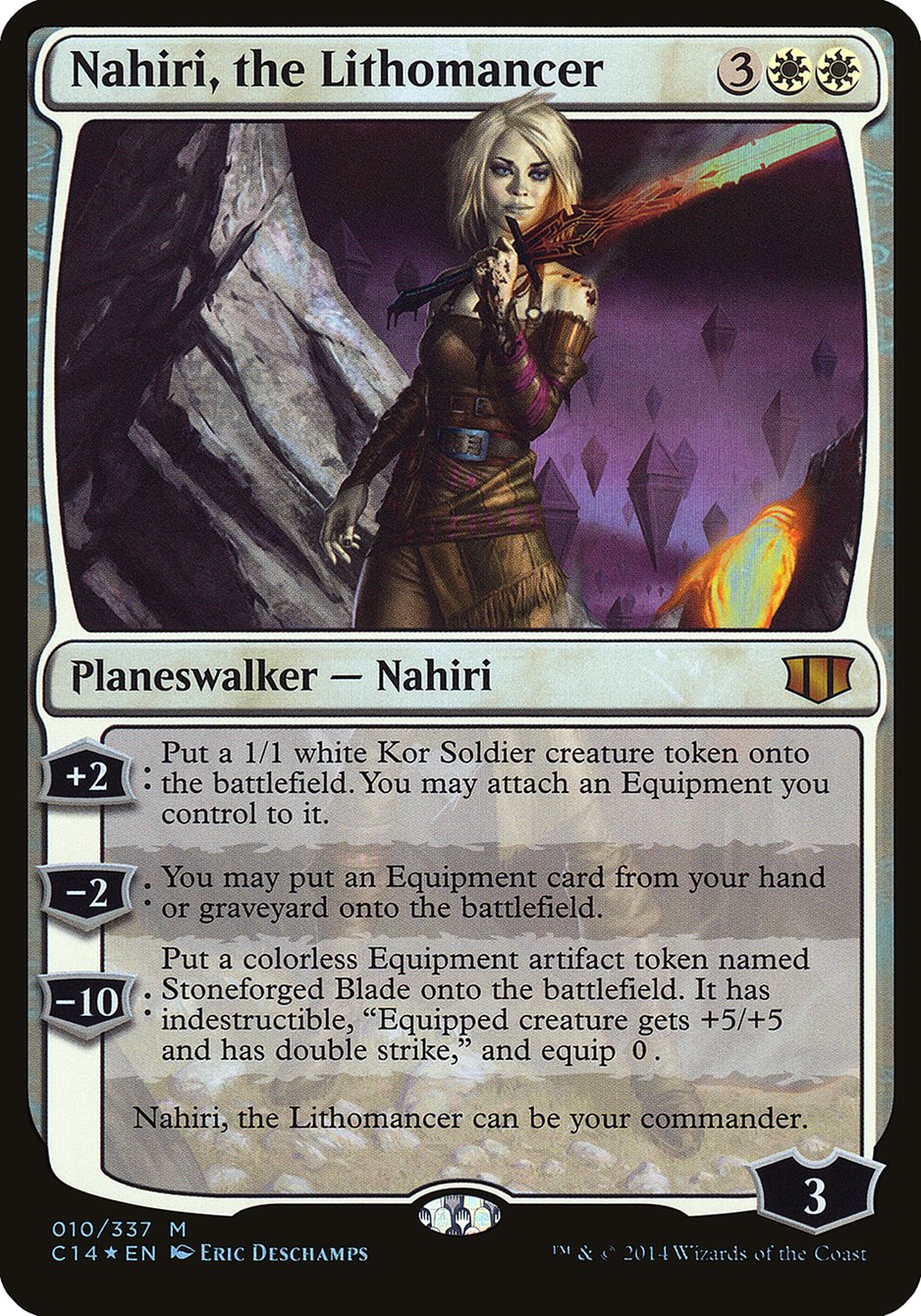 Nahiri, the Lithomancer (Oversized) [Commander 2014 Oversized] | Yard's Games Ltd