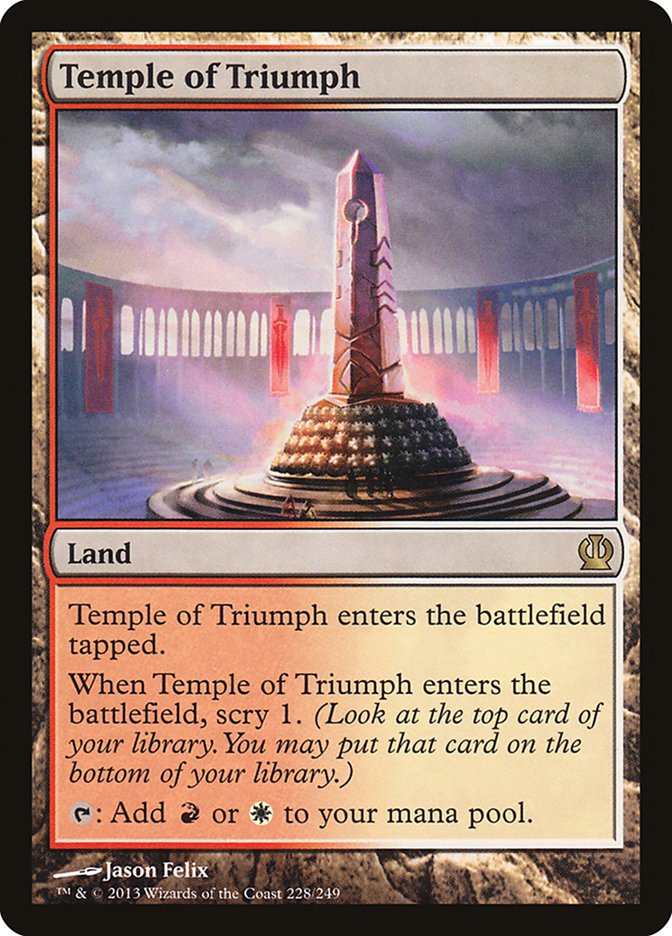 Temple of Triumph [Theros] | Yard's Games Ltd